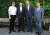 André Ost, Wilfried Koopmann, Dr. Jens Beckmann und Klaus Majoress
