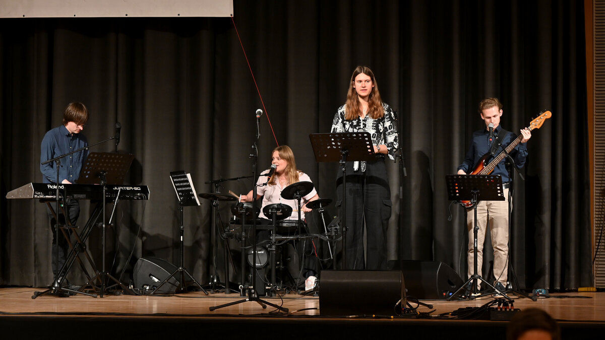 Die Band der Jugendkirche Lippstadt in Aktion